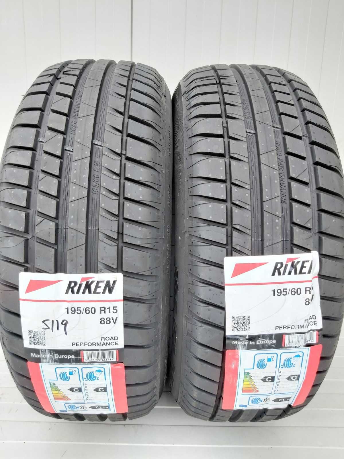 195/60 R15, 88V, RIKEN ( by MICHELIN), Anvelope de vara