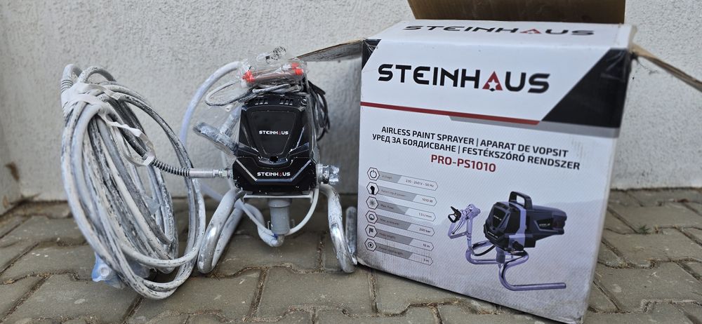 Pompa de vopsit airless semiprofesional Steinhaus PRO-PS1010, 1010 W,