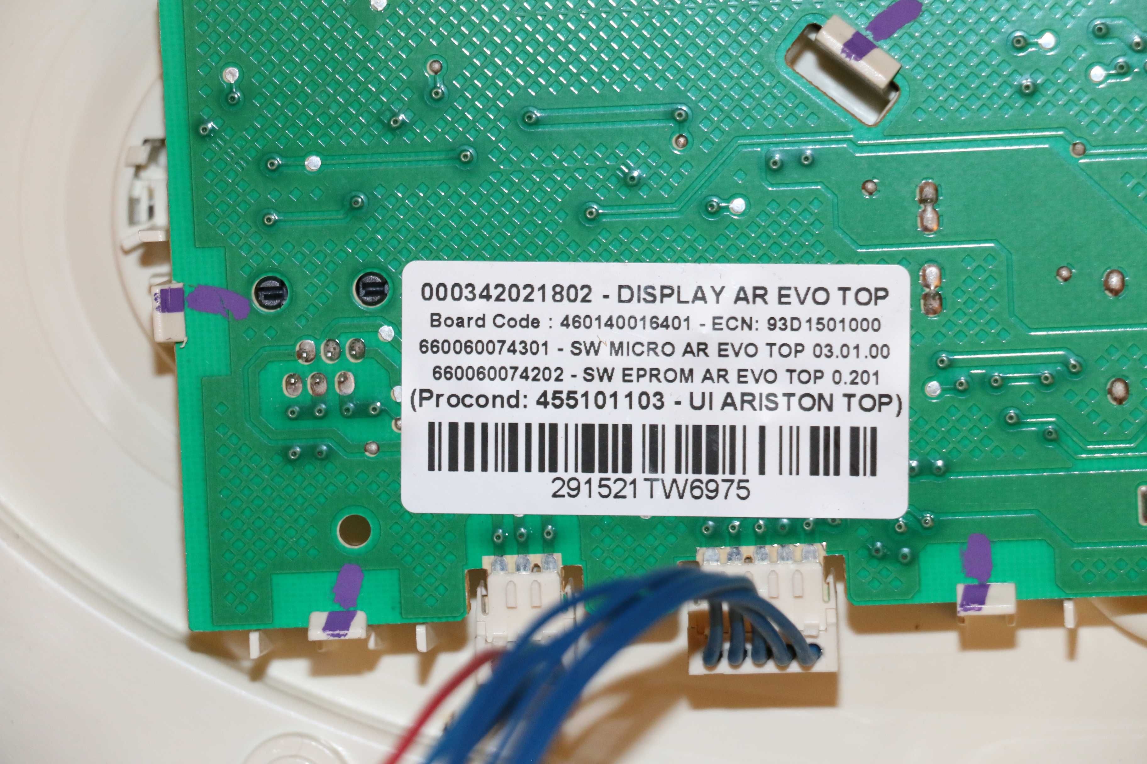 Placa electronica principala sau display centrala Ariston GENUS EVO