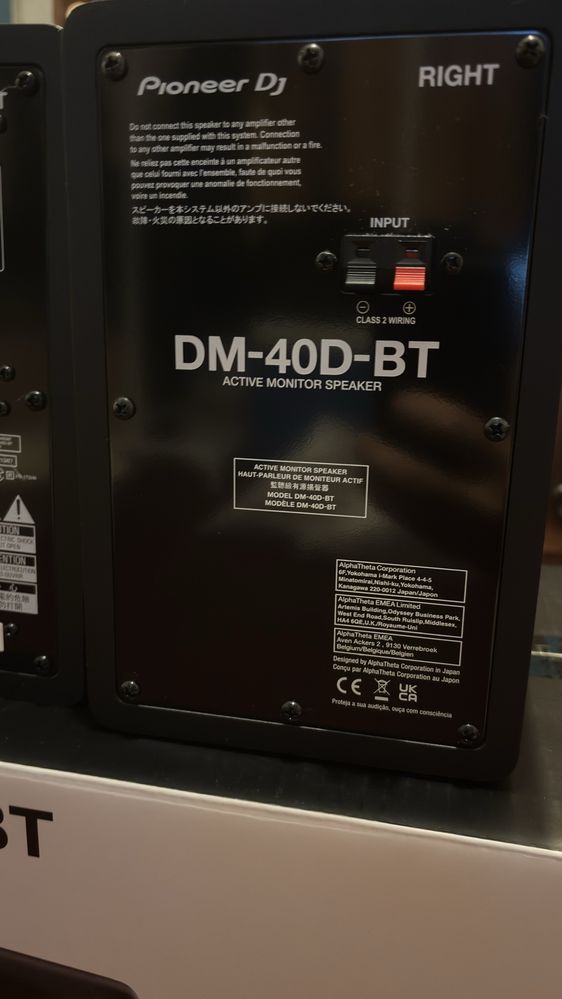Мониторни колони Pioneer dj DM-40D-BT