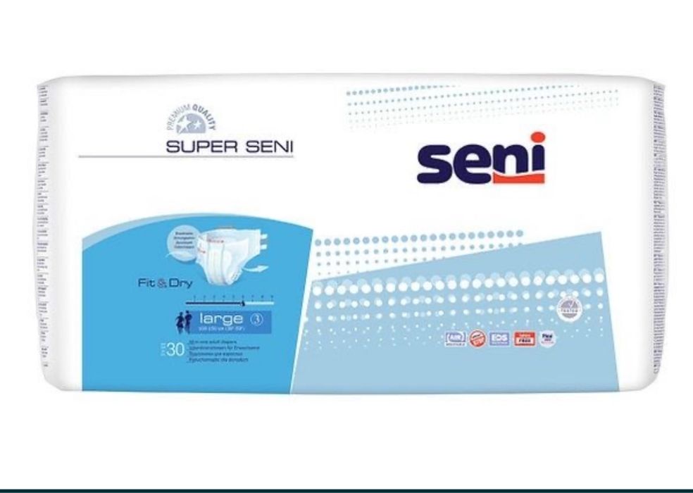 Подгузники, памперсы для взрослых бренда “Super Seni”