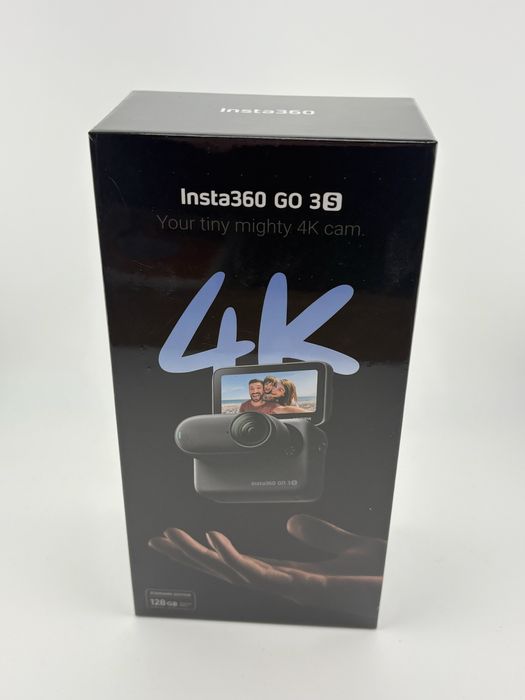 INSTA360 GO 3S, 128GB, Wi-Fi, negru, Sigilata, transport inclus
