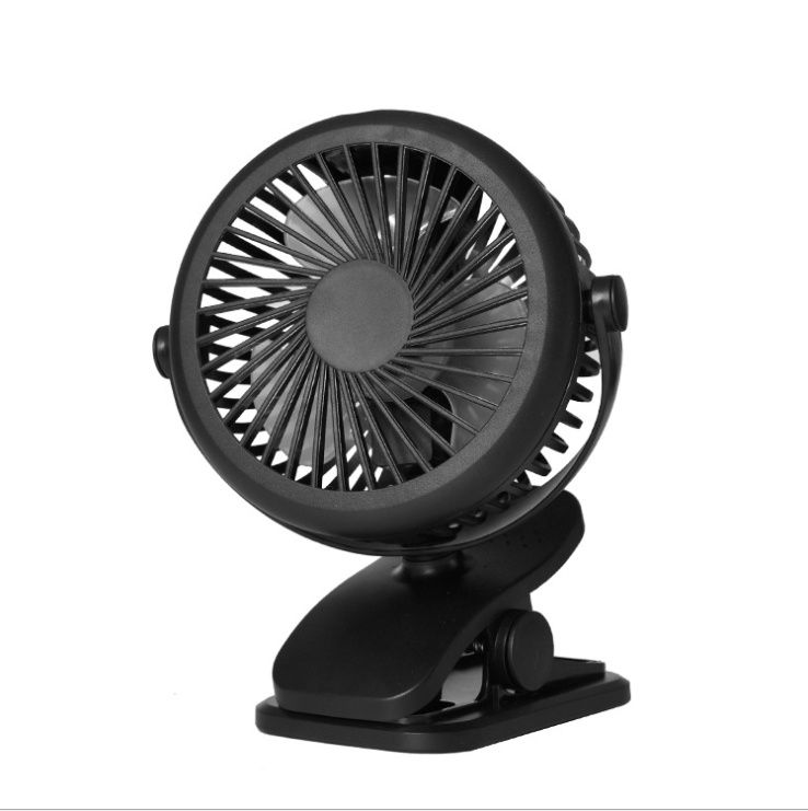 Новые мини вентилятор красивый удобный с пришепкой черный