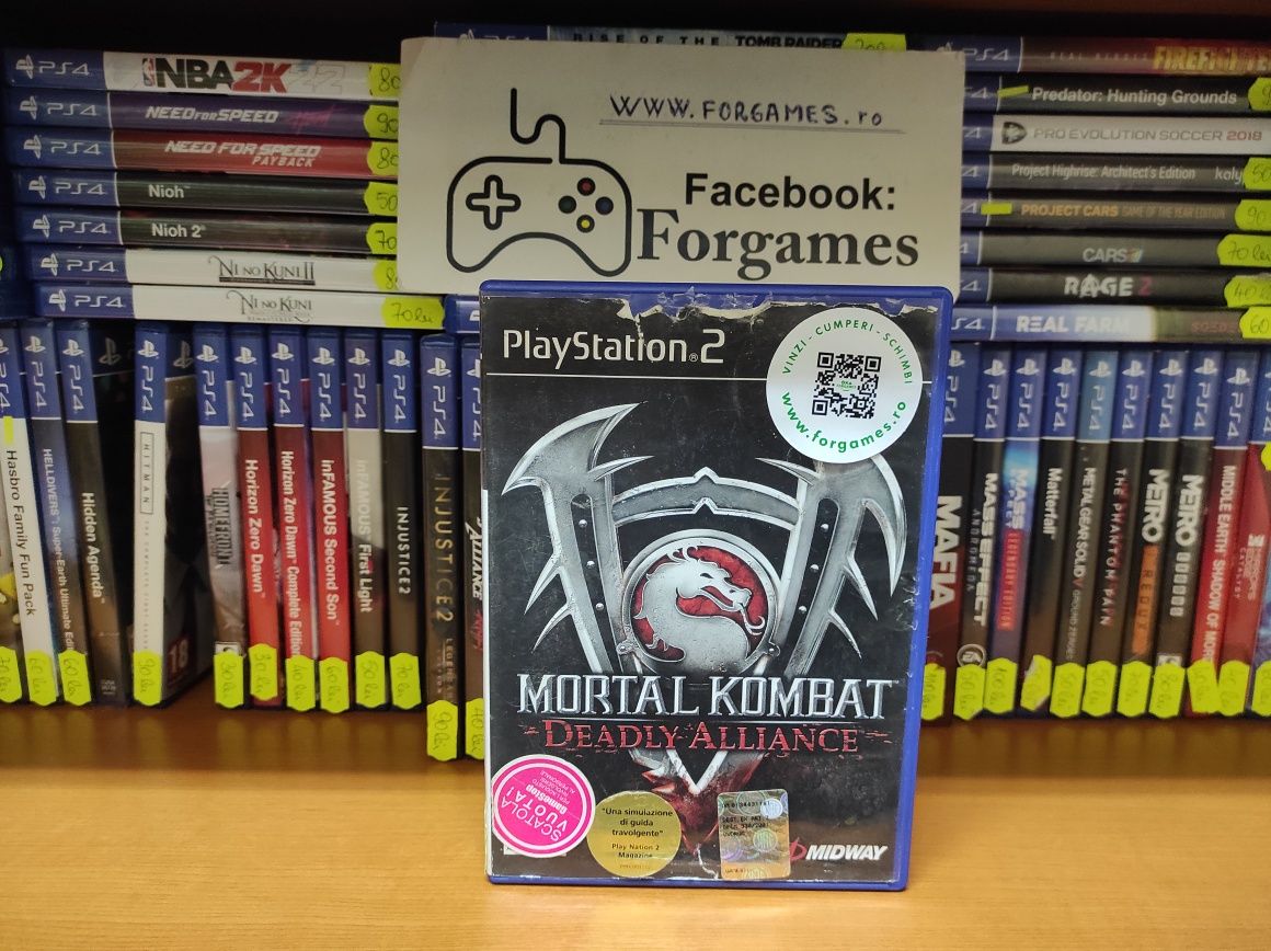 Vindem jocuri Mortal Kombat Deadly Alliance PS2 Forgames.ro