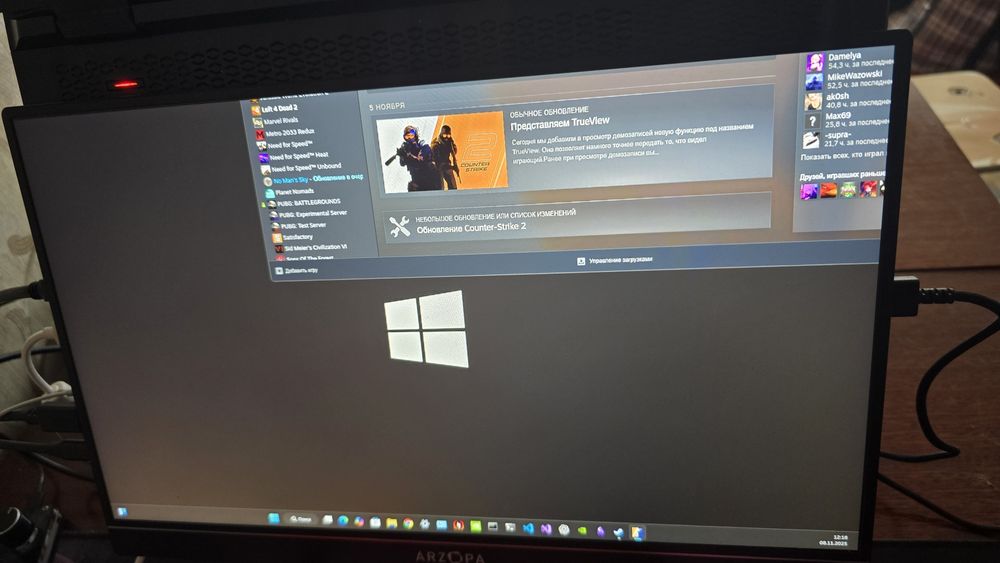 Портотивный Монитор 16.1" Arzopa Z1F черный