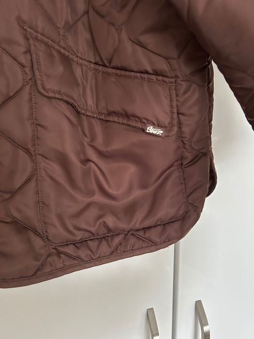 Кафяво леко ватирано яке