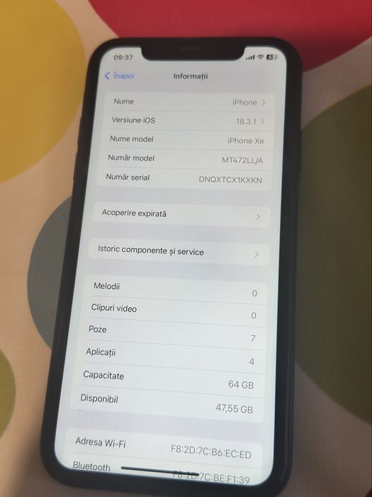 Iphone XR cu defect haptic