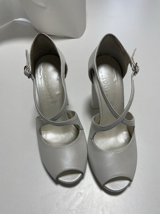 Pantofi mireasa piele marime 36