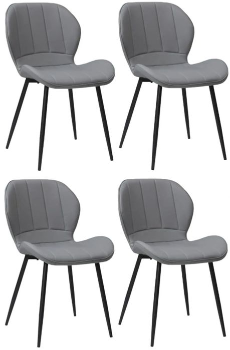 Set 4 Scaune Piele Ecologică