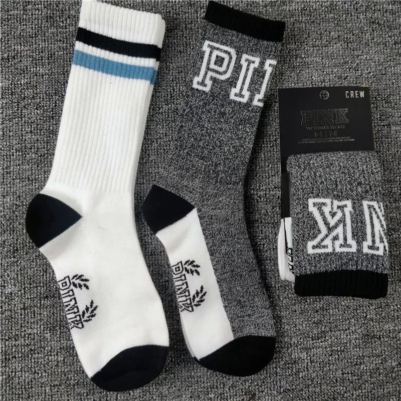 ПРОМО! НОВИ МОДЕЛИ Дълги чорапи Victoria’s secret-PINK