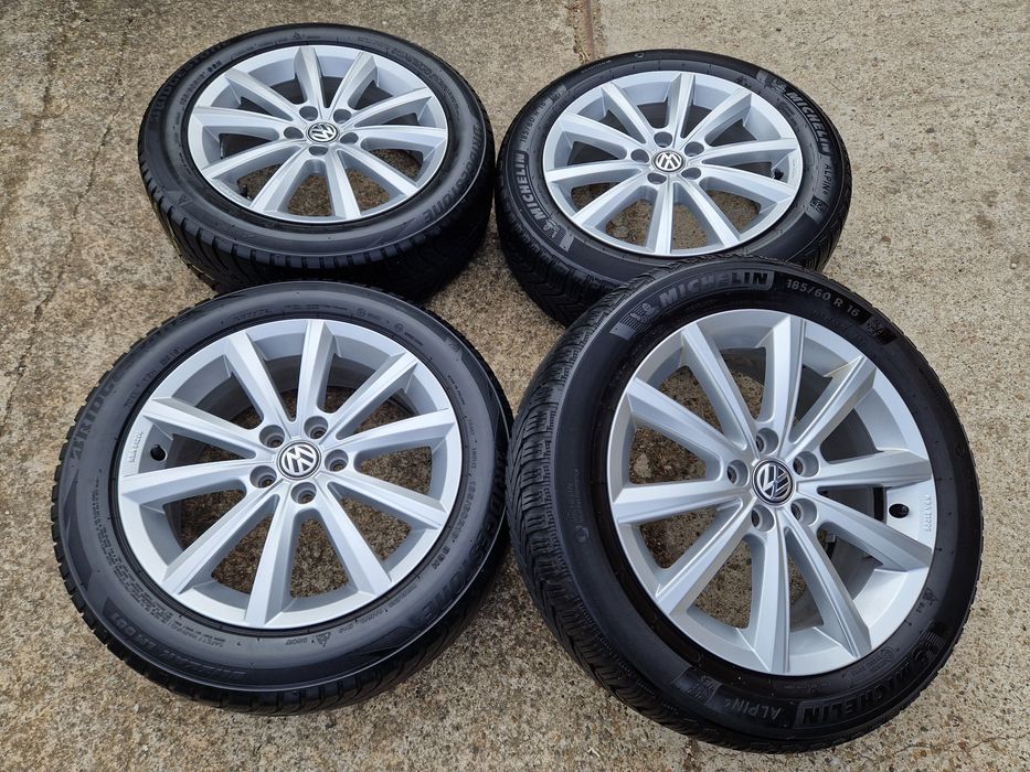 Jante Merano Vw Polo 5x100 anvelope iarna  185 60 16