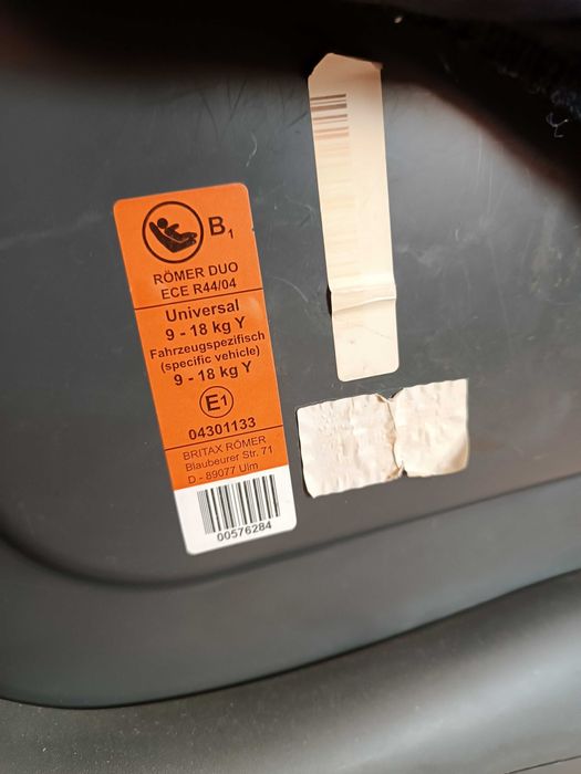 Стол за кола Britax Romer Duo Plus 9-18 kg