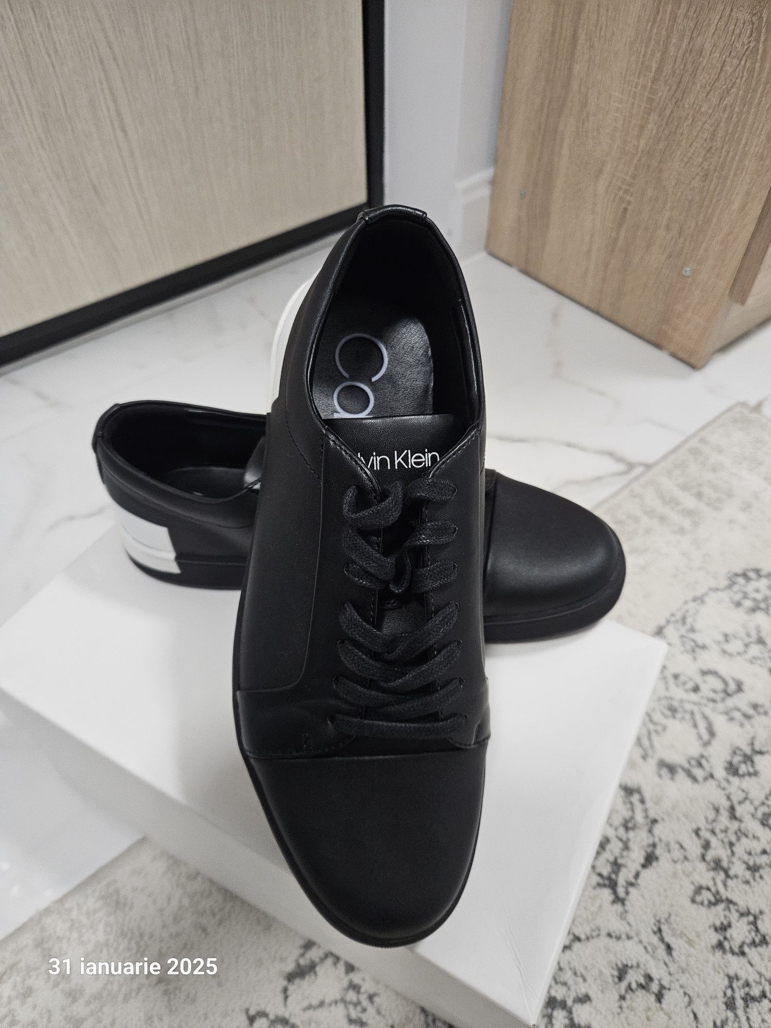 Tenisi pantofi adidasi sport adidasi incaltaminte Calvin Klein 41 Negr