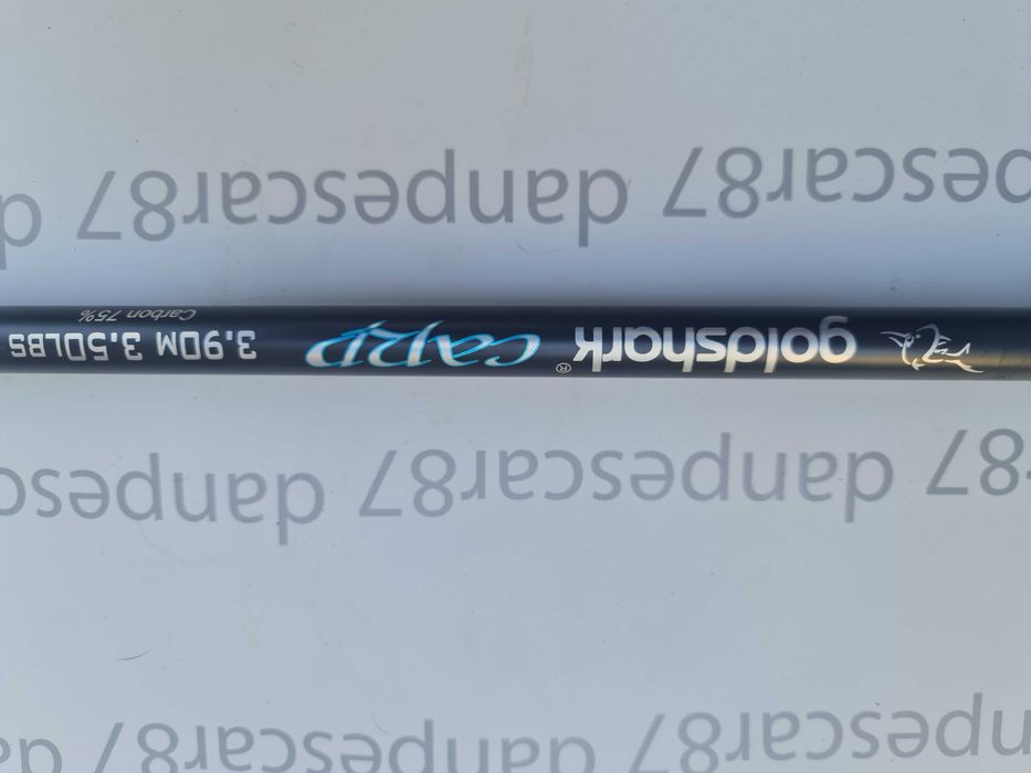 SET 4 Lansete 3,9 metri GOLD SHARK CARP din 3 bucati 3,5 LBS