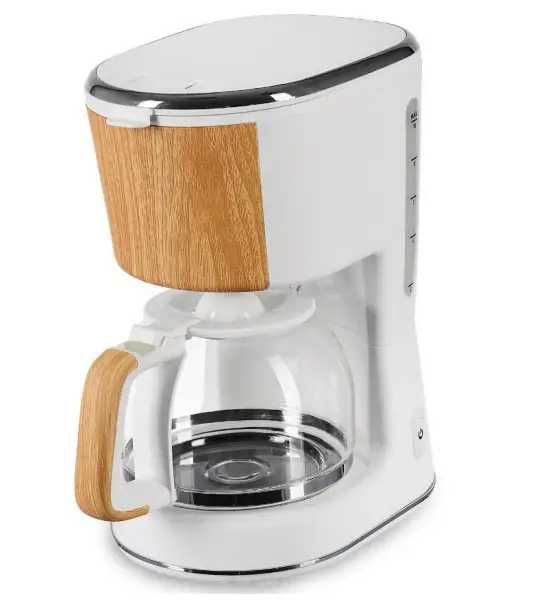 Кафемашина Heinner HCM-WH900BB, 900 W, 1.25 л, Стъклена кана,