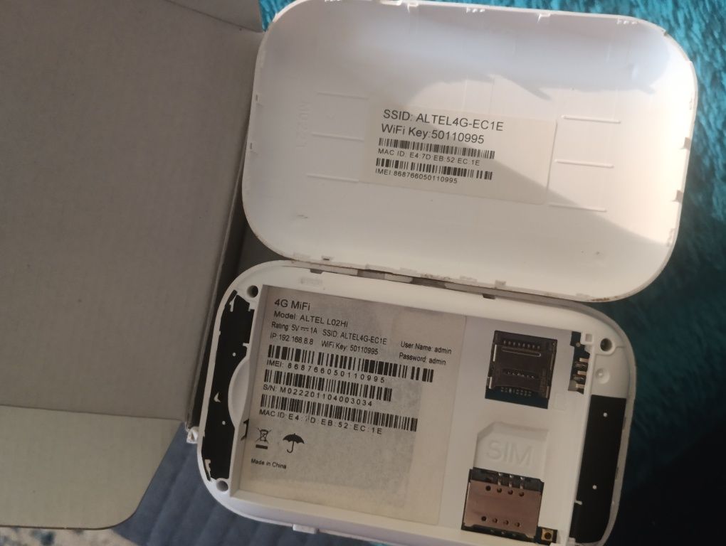 Wifi роутер без батарейки