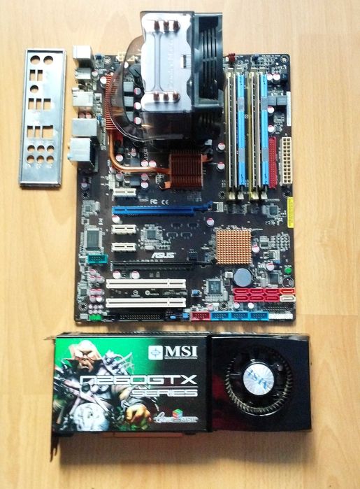 Kit Retro Asus P5Q Pro, E8400, 8GB DDR2, MSI GTX 260 896MB/448bits