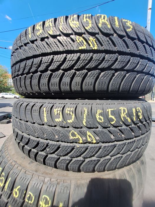 2 anvelope iarna 155/65r13 Sava Montaj Gratuit