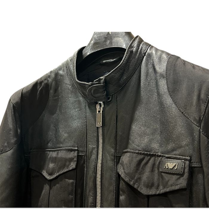 Emporio Armani мъжко кожено яке тип алкантара