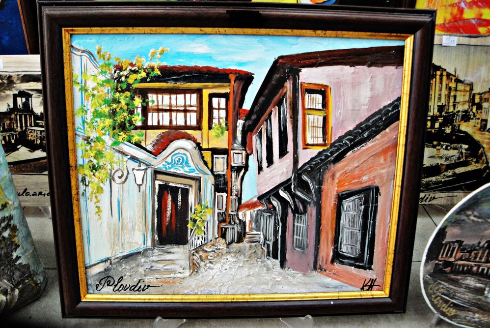 Картини Пловдив-Старият град