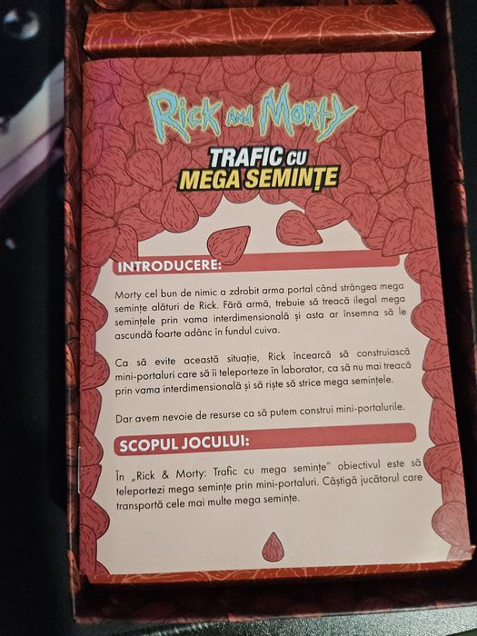 Joc Boardgame - Rick and Morty: Trafic cu Mega Seminte