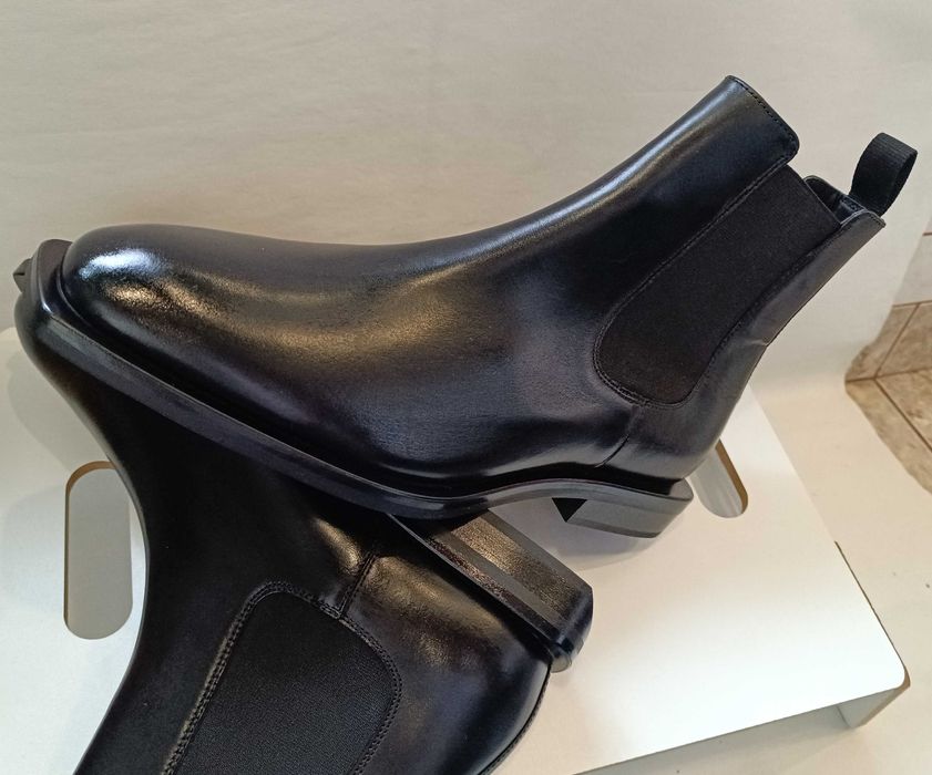 Ghete chelsea 44 concept editie limitata ZARA NOI piele naturala moale