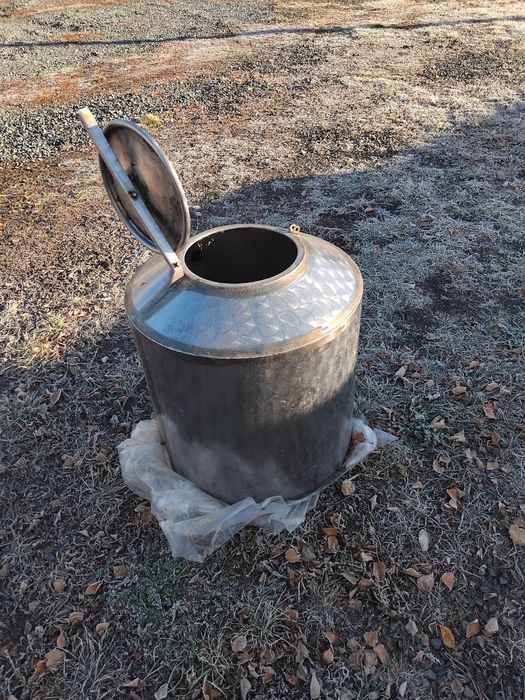 С нержавейки ёмкость 80л