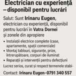Execut lucrări electrice - Rapid şi Serios