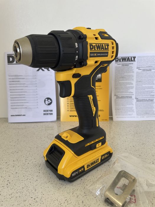 DeWALT Filetanta DCD 708 XR. Combo Cu Baterie de 2Ah, Original Nou.