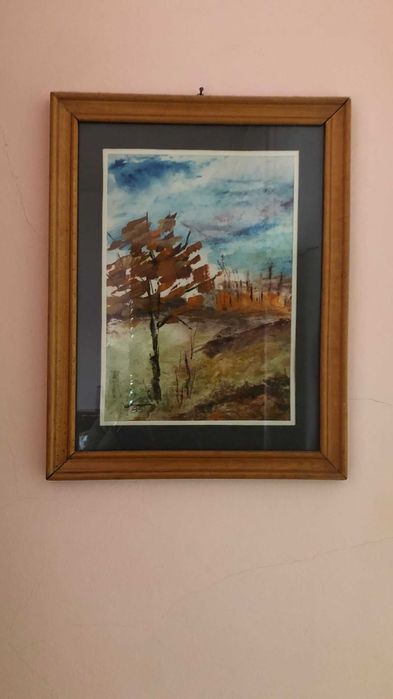 Tablouri inramate, semnate