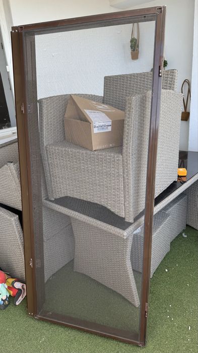 Plasa tantari cu rama de aluminiu maro