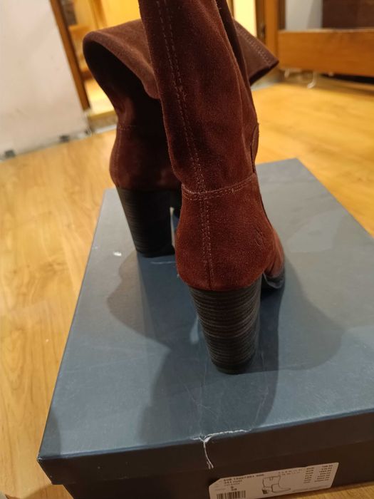 Дамски боти естествен велур Marco Polo