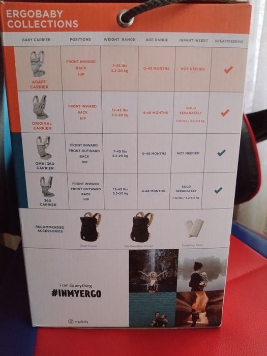 Раница ergobaby adapt