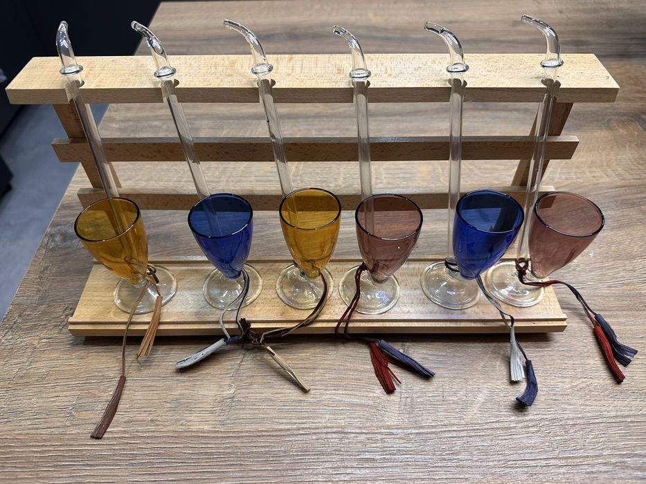 Vand set pahare din DDR de snaps/shot  (arta ,decor,vintage)