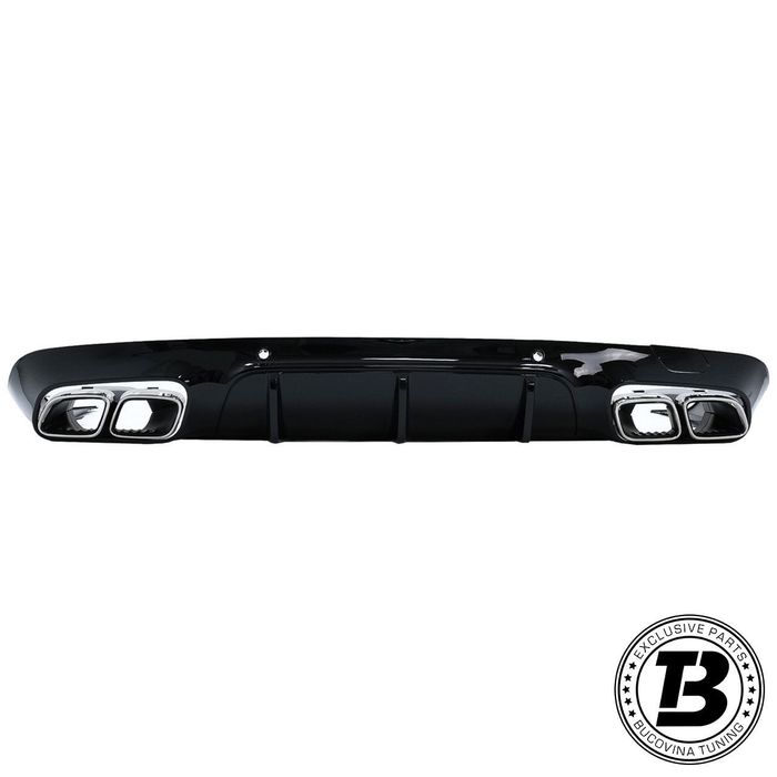 Difuzor Bara Spate cu Ornamente compatibil cu Mercedes CLS C257 CLS63 Design