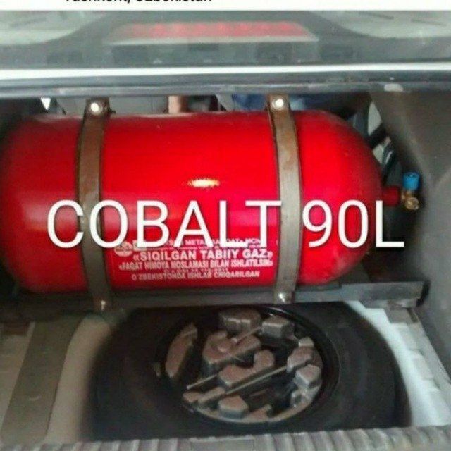 метан газ балон установка