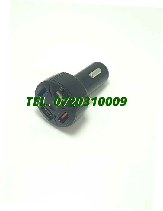 Superfastcharge Incarcator Auto Cu Patru Porturi Usb Partycharge