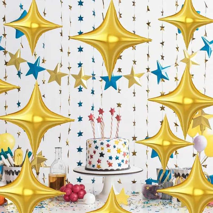 Baloane aurii sub forma de stea