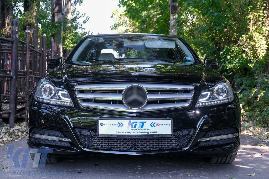 Faruri Facelift pentru Mercedes C-Class W204 LED Garantie 12 luni