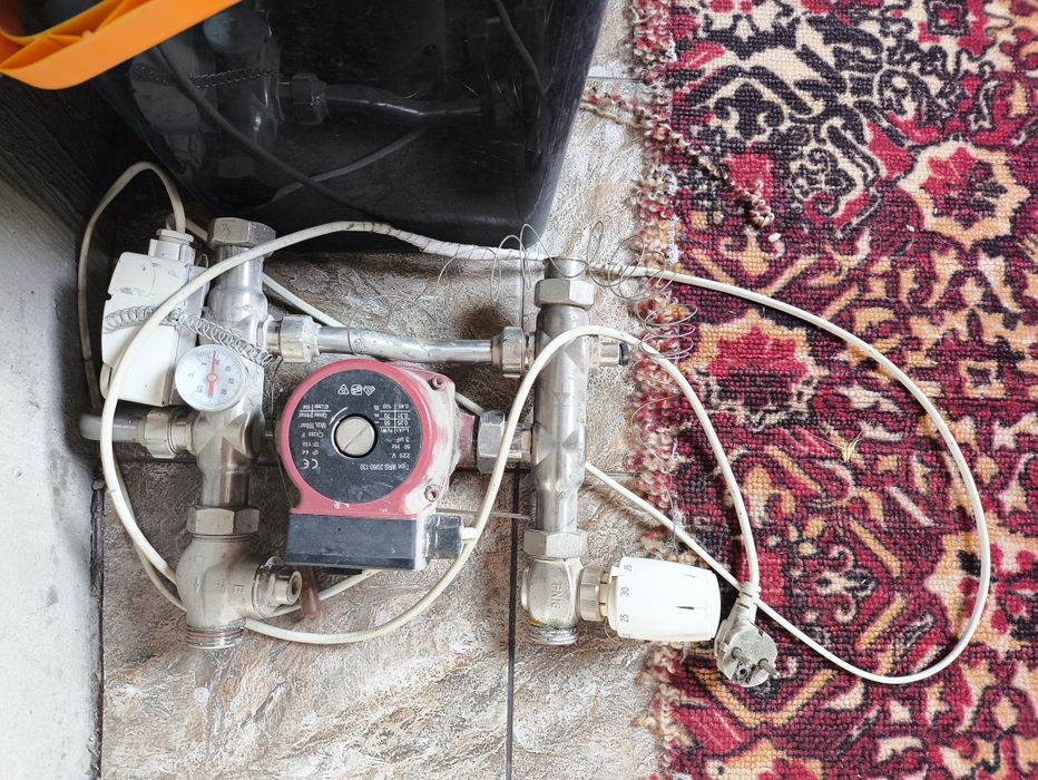 Узел подмеса на теплый пол