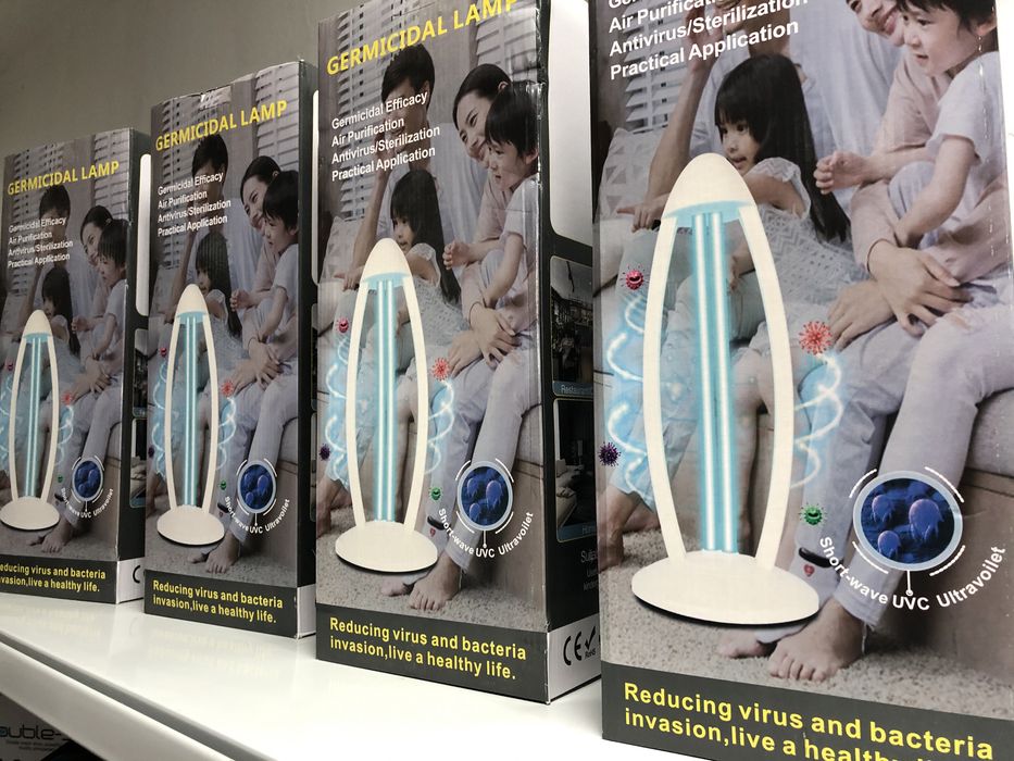 Лампа кварцевая-ультрафиолетовая с пультом.