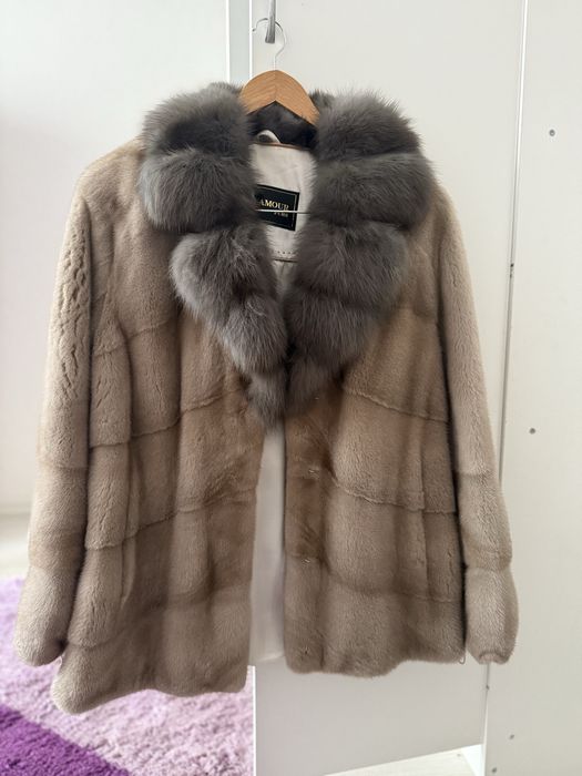 Шуба норковая соболь