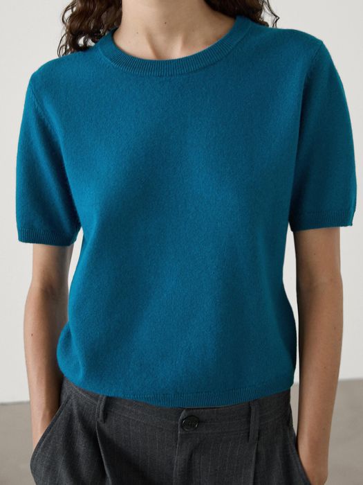 Pulover Massimo Dutti cu maneci scurte