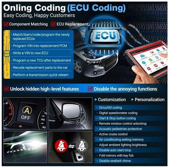 NEW LAUNCH X431 PRO3S+ V5.0 10.1' Professional Car Diagnostic Tools