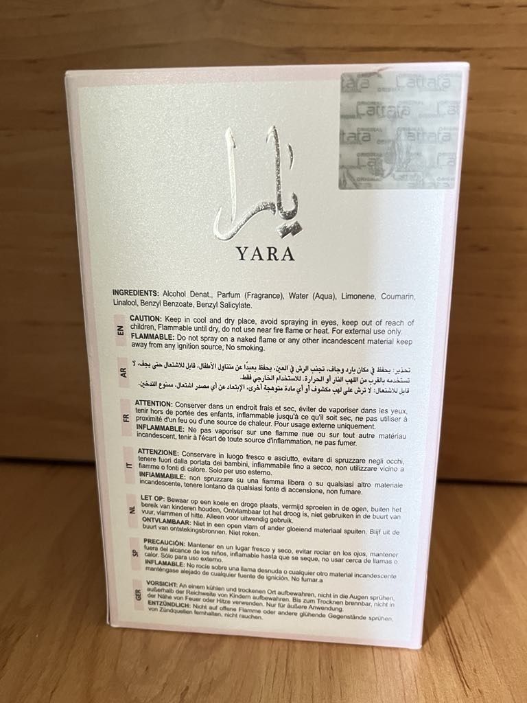Парфюм YARA използван