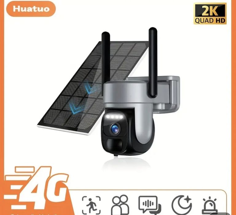 Camera supraveghere cu SIM 4g si panou solar