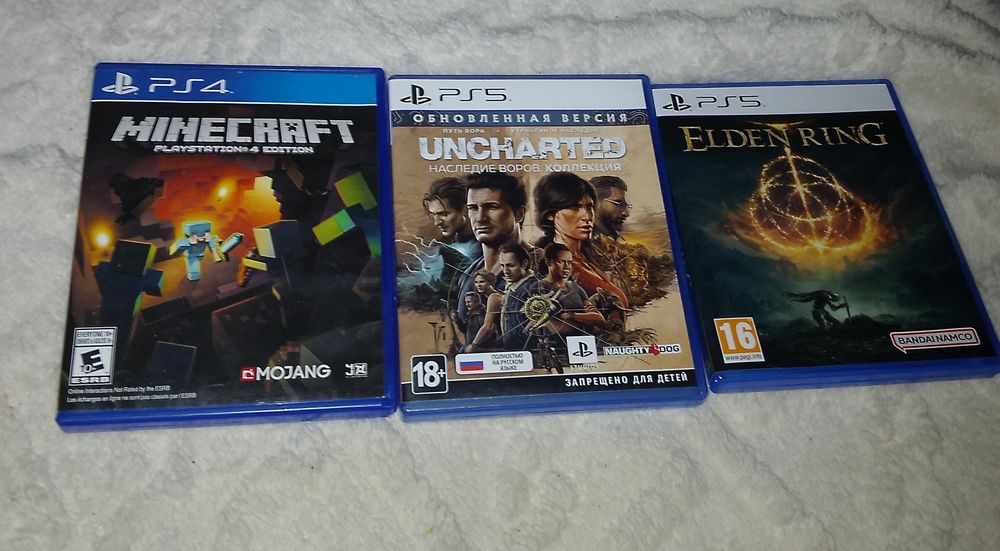 3 игры на пс4 и пс5