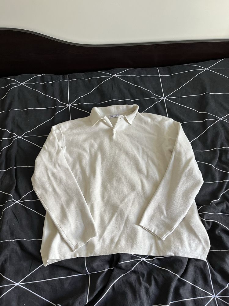 Zara блуза с яка