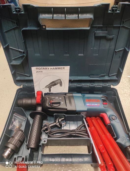 Bormașină BOSCH 1200w gbh 2-26 DRE ciocan rotopercutor 2 x mandrine