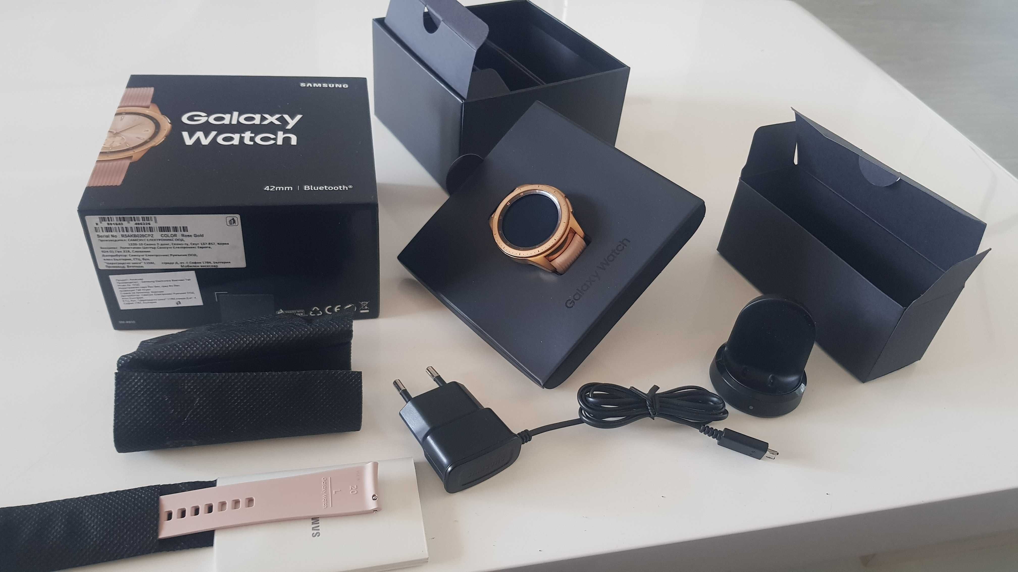 Смарт часовник Galaxy Smart Watch (42mm) Rose Gold (Bluetooth)